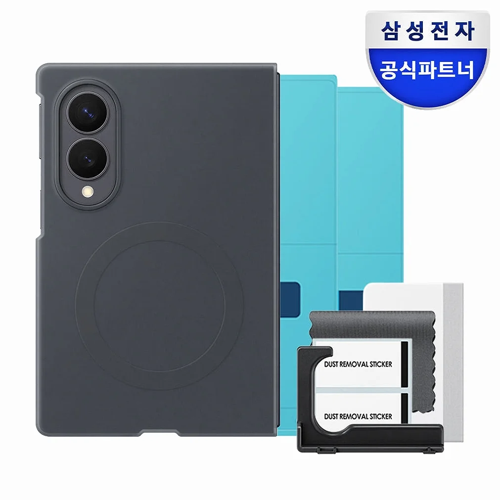 삼성 정품 실리콘 맥세이프 마그넷 케이스 커버 그라파이트, 갤럭시Z 폴드8 상세 이미지 2
