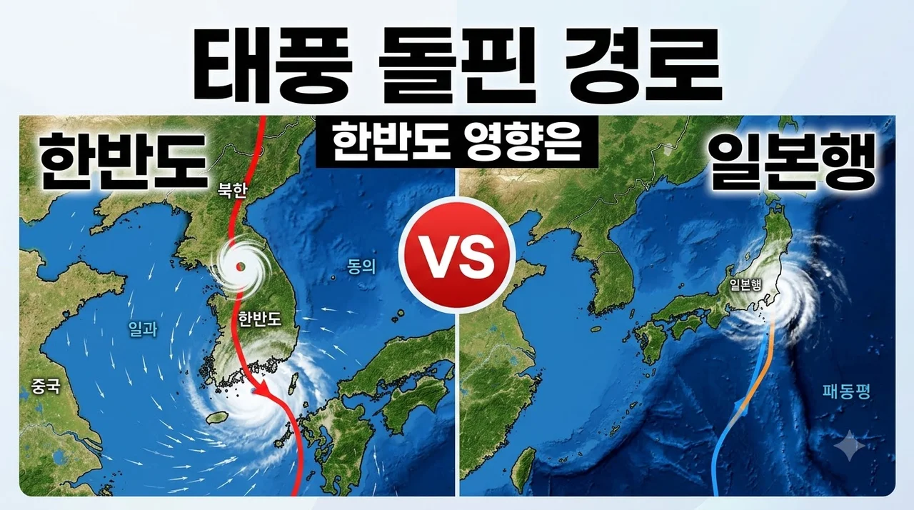 13호 태풍 돌핀 경로와 한반도 영향: 슈퍼태풍급 발달 비상