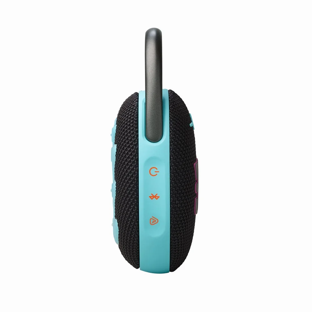 삼성공식파트너 JBL CLIP5 휴대용 등산 캠핑 무선 블루투스 스피커 블랙오렌지 상세 이미지 4
