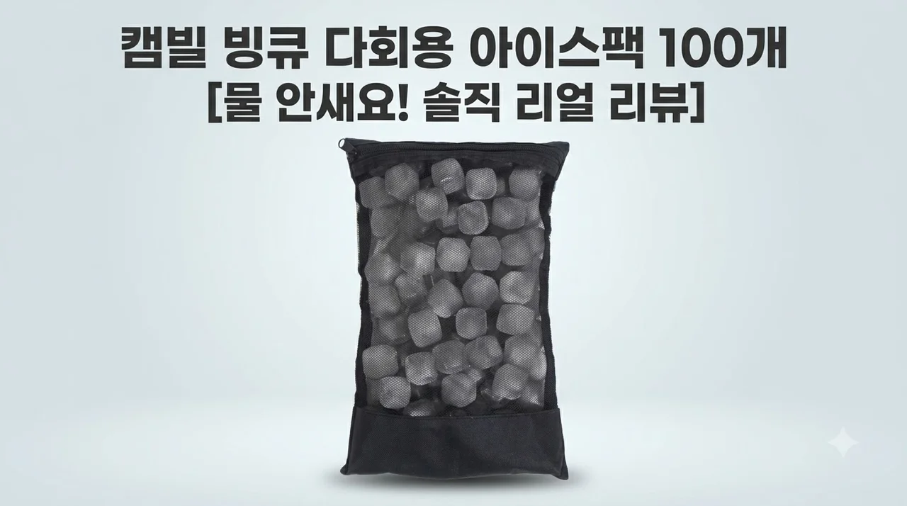 캠빌 빙큐 아이스팩 다회용 100개입 물 안새는 얼음팩 솔직후기