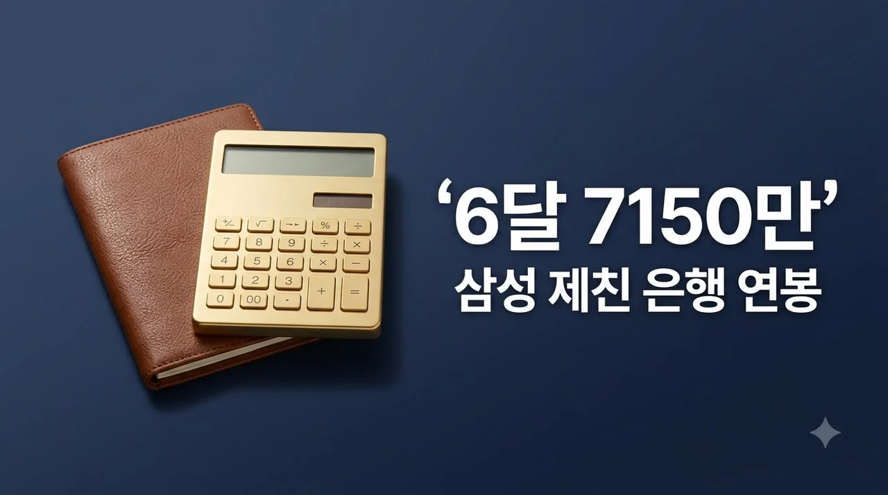 6개월 7150만원 삼성전자 제친 급여, 은행원 연봉의 숨겨진 진실