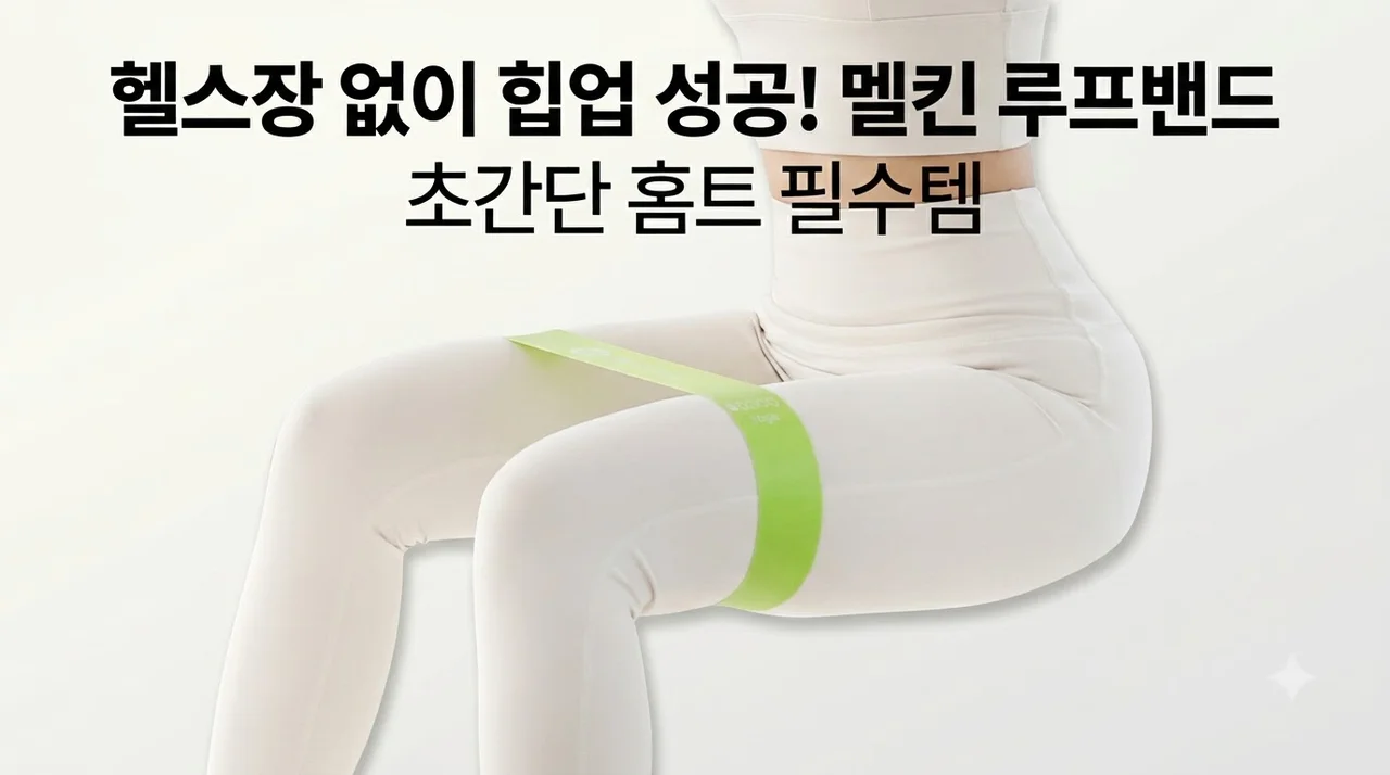 멜킨 루프밴드 고무밴드, 헬스장 안 가고 힙업 성공하는 비결