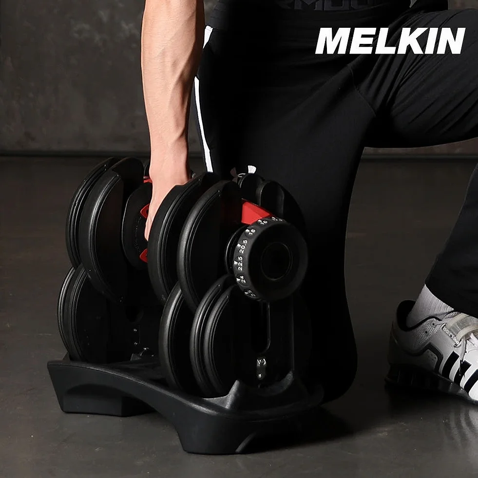 멜킨 무게조절 덤벨 프레스 24kg 세트 15단계 조립식 아령 상세 이미지 6