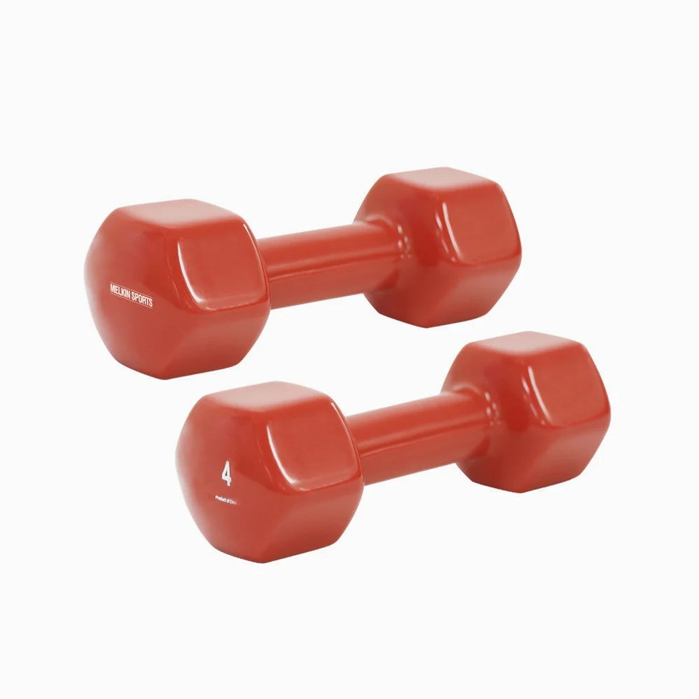 멜킨 미용 아령 PVC 스위티 덤벨 3kg 2개 세트 여성 필라테스 홈트 헬스 다이어트 상세 이미지 3