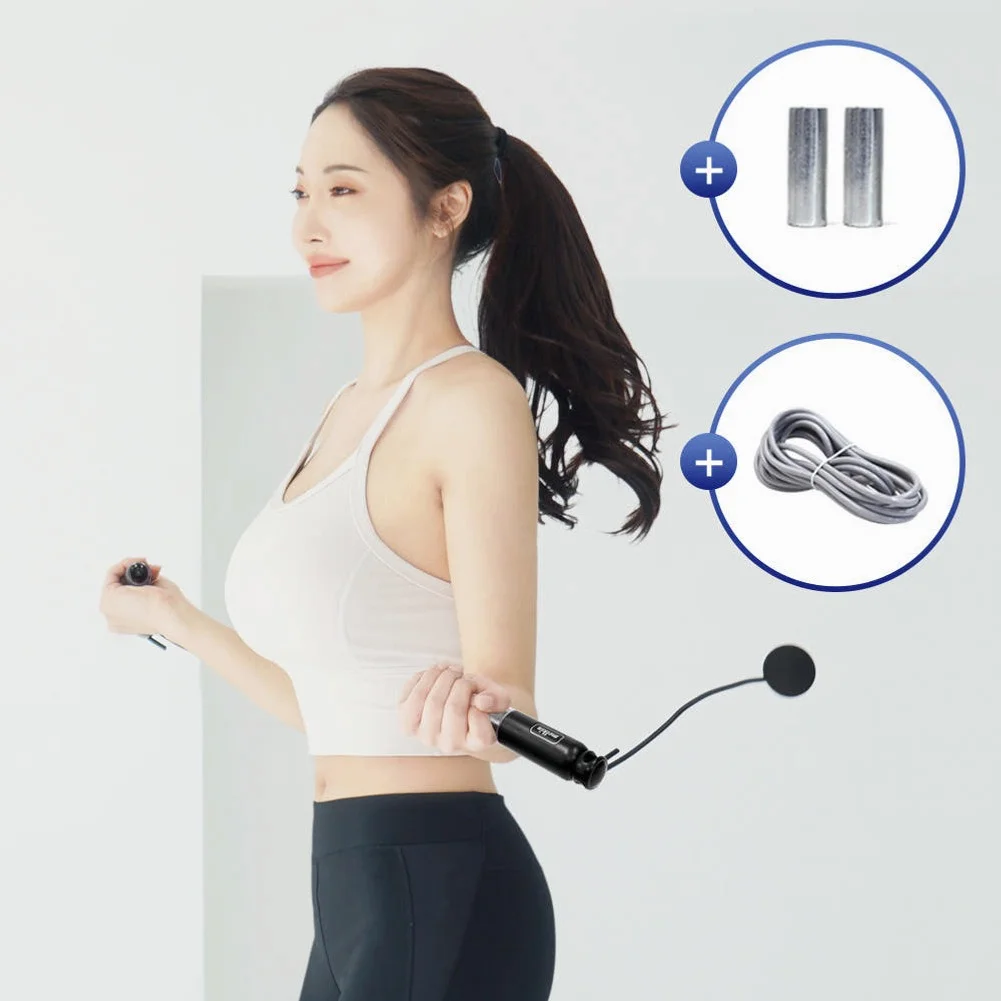 멜킨 줄없는 줄넘기 스마트 노라인 무선 롤린프리미엄 2in1 다이어트 실내 유산소 운동 상세 이미지 4