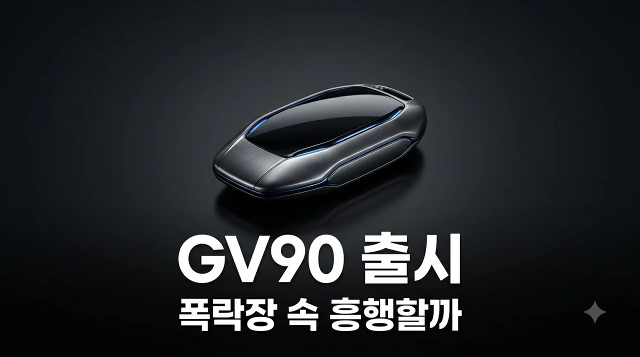 제네시스 GV90 출시, 코스피 폭락 속 흥행 가능할까? 구매 심리 분석