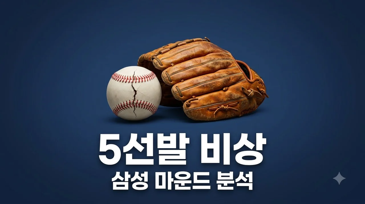 삼성 이승현·양창섭 5선발 붕괴 우려와 박진만 감독의 대안 분석