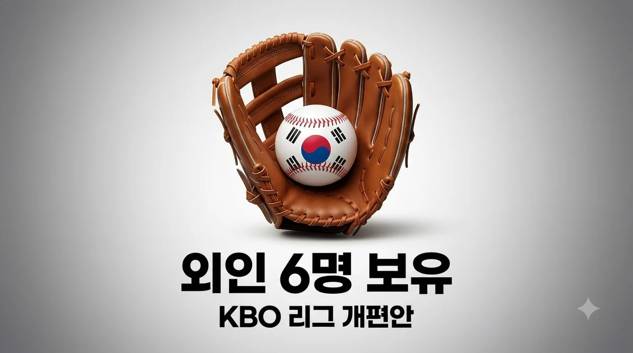 KBO 외국인 선수 6명 보유 검토, 프로야구 판도를 바꿀 쟁점 3가지