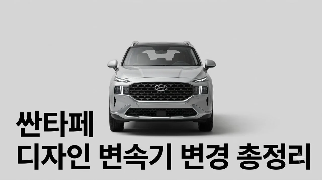싼타페 페이스리프트 H램프 DCT 삭제? 2026 변경점 완벽 정리