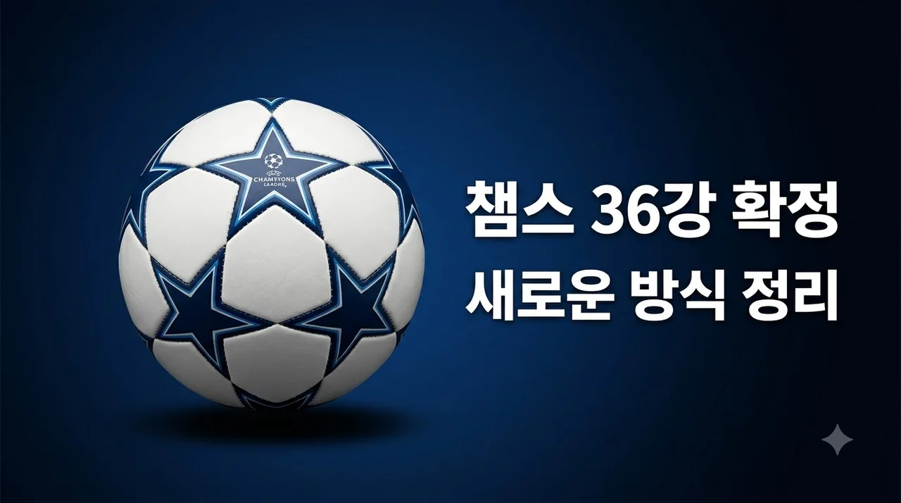 챔피언스리그 36개 참가팀 확정! 달라진 스위스 리그 진행 방식 총정리