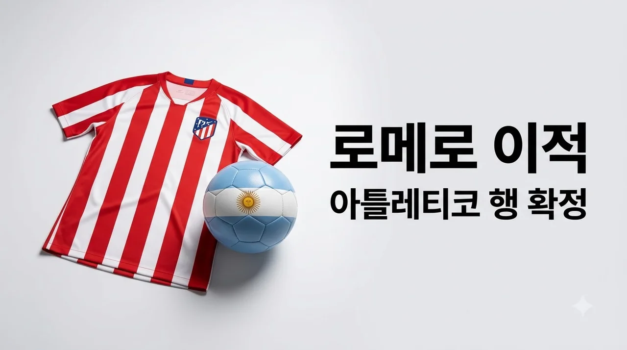 로메로 아틀레티코 이적 확정! 계약 조건과 토트넘의 대체자 계획 정리
