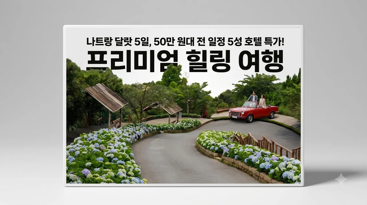 나트랑 달랏 5일, 50만 원대 전 일정 5성 호텔 특가!