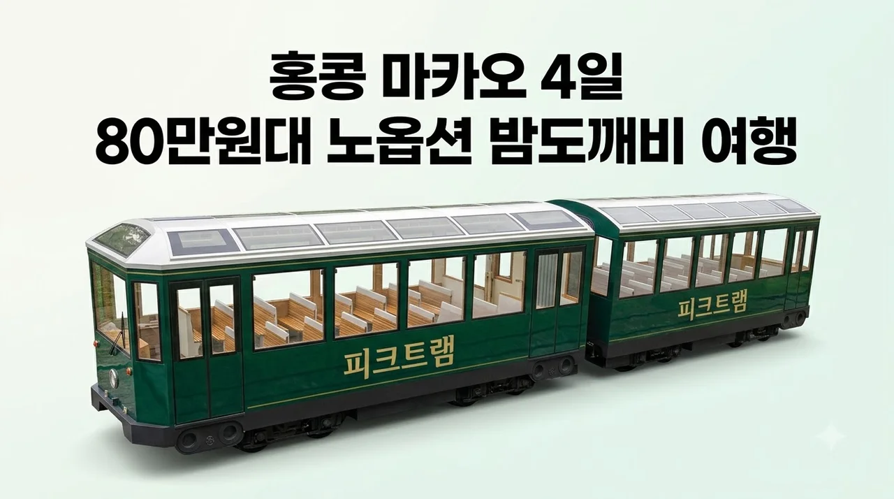 홍콩 마카오 4일 80만원대 노옵션 밤도깨비 여행