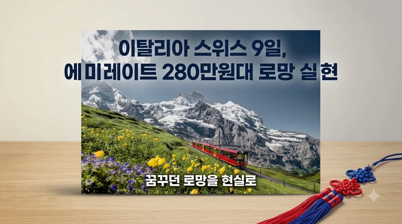 이탈리아 스위스 9일, 에미레이트 280만원대 로망 실현