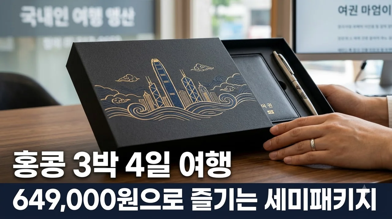 홍콩 3박 4일 여행, 649,000원으로 즐기는 세미패키지