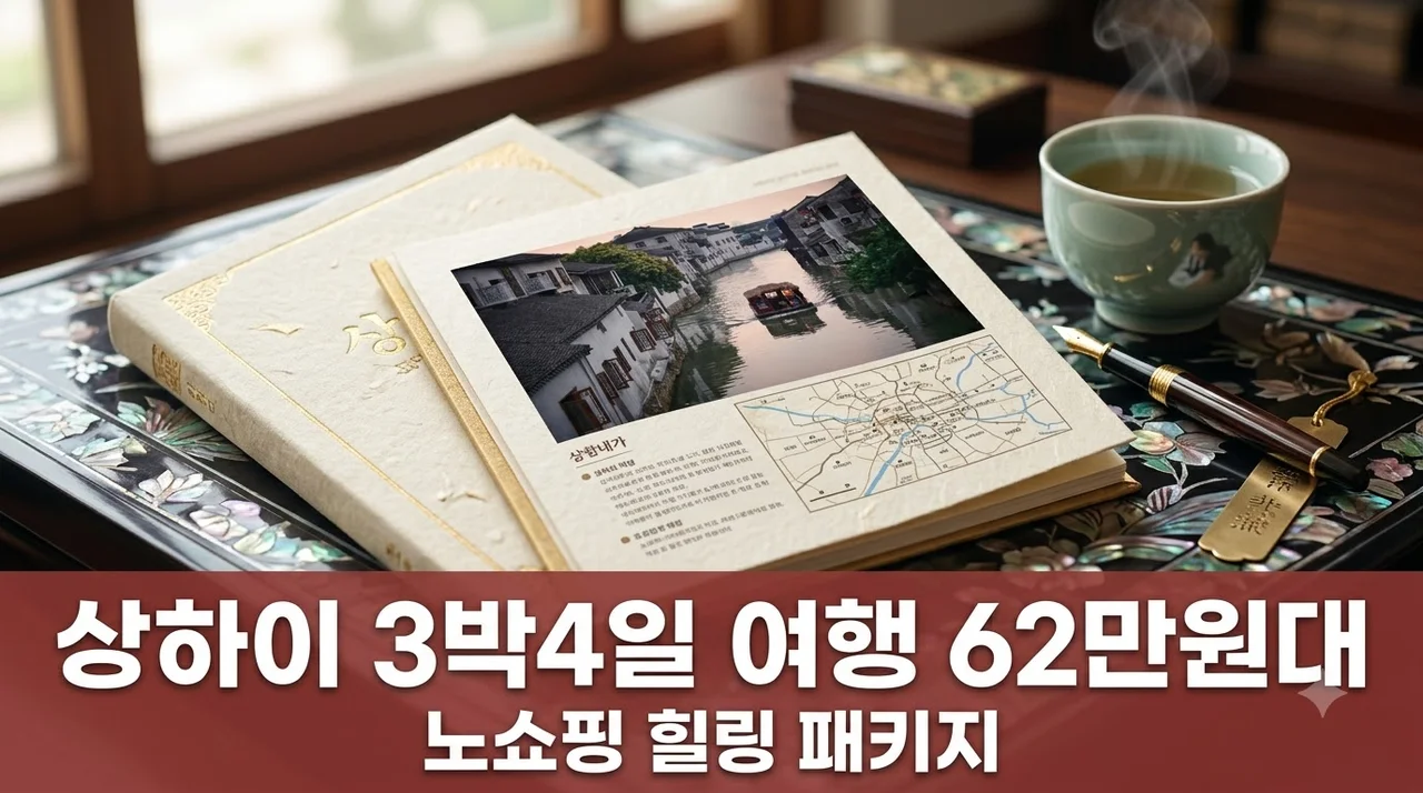 상하이 3박4일 여행 62만원대 노쇼핑으로 떠나는 힐링 패키지