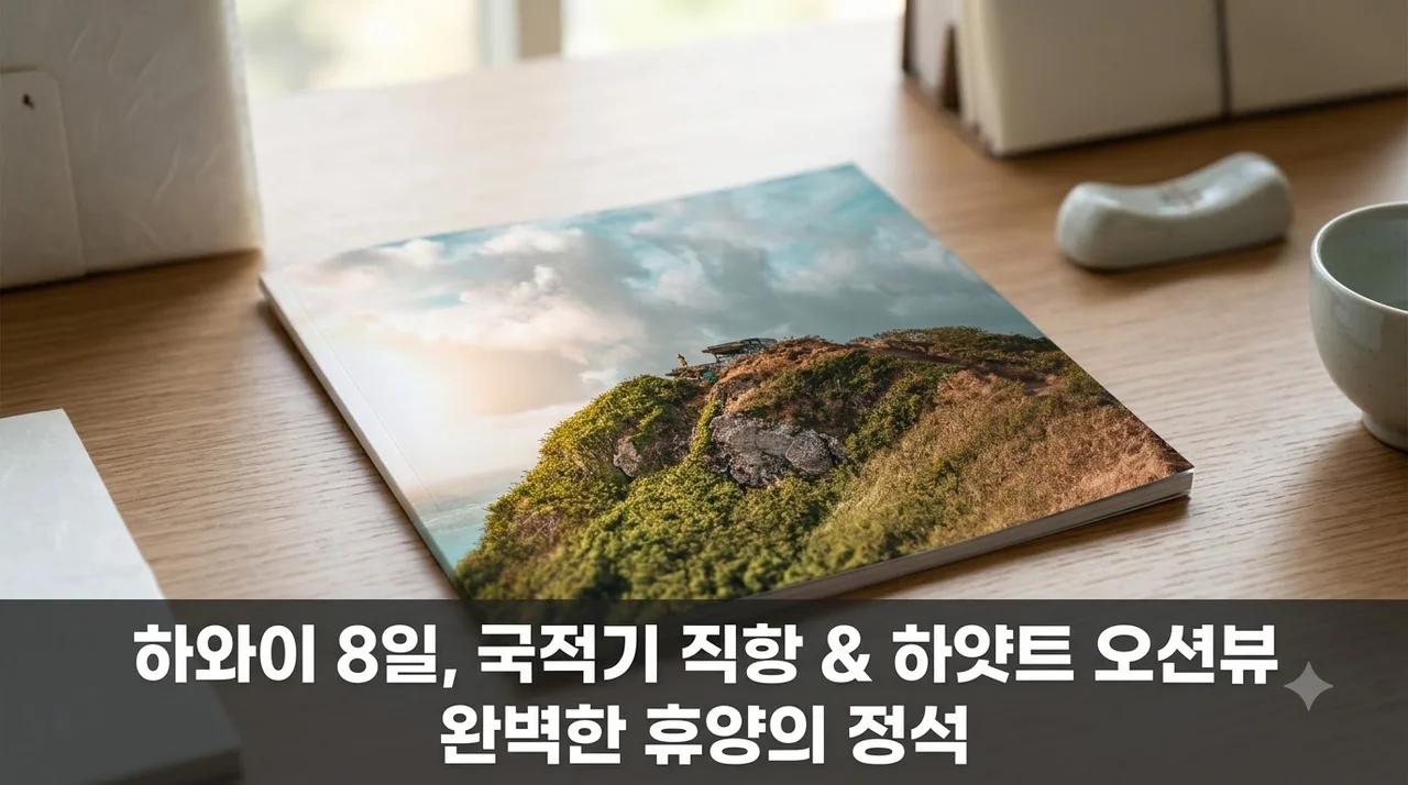 하와이 8일, 하얏트 오션뷰UP에 국적기 직항 포함