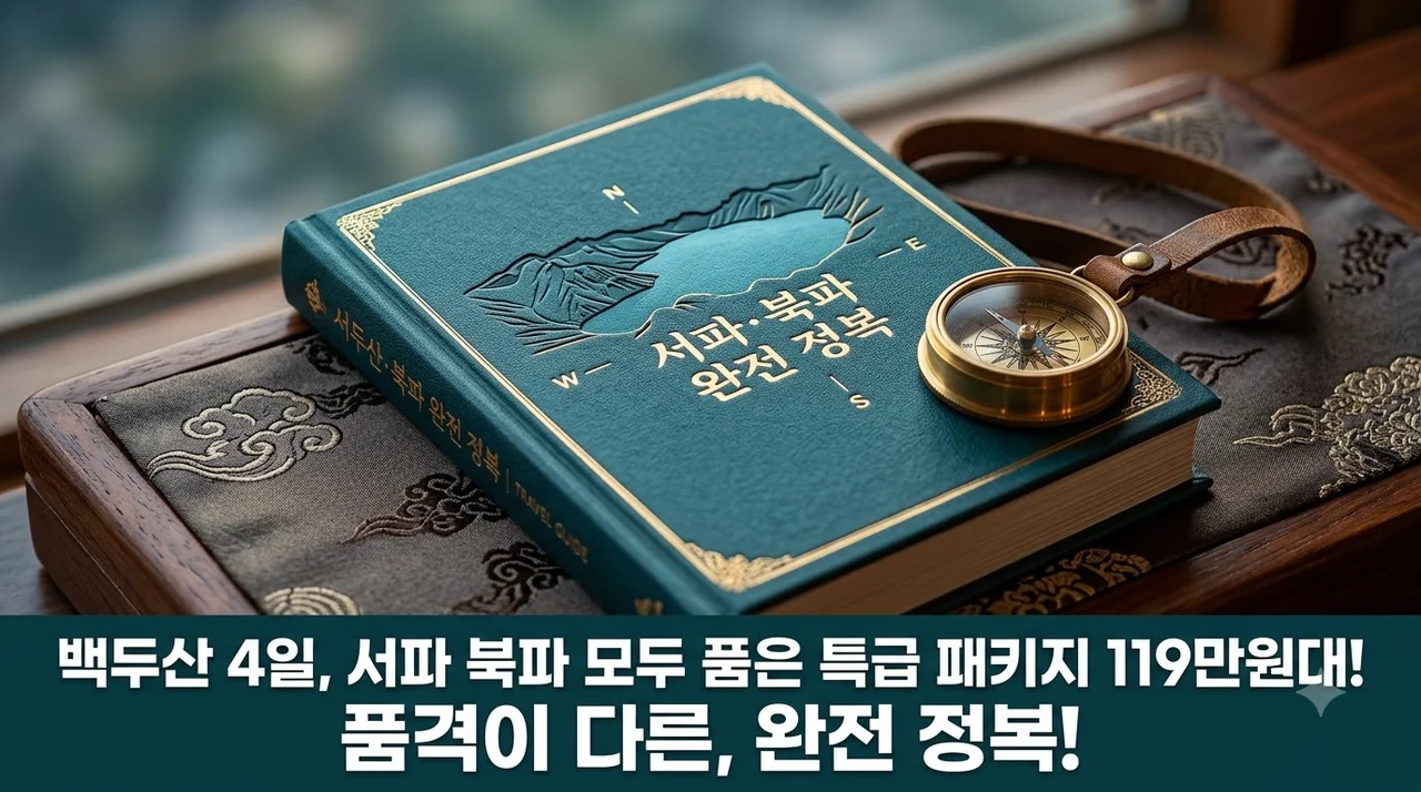 백두산 4일, 서파와 북파를 모두 품은 119만원대 특급 패키지