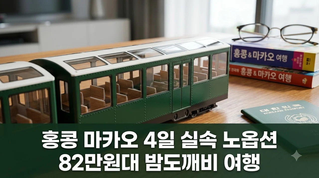 홍콩 마카오 4일, 82만원대 실속 노옵션 밤도깨비 여행