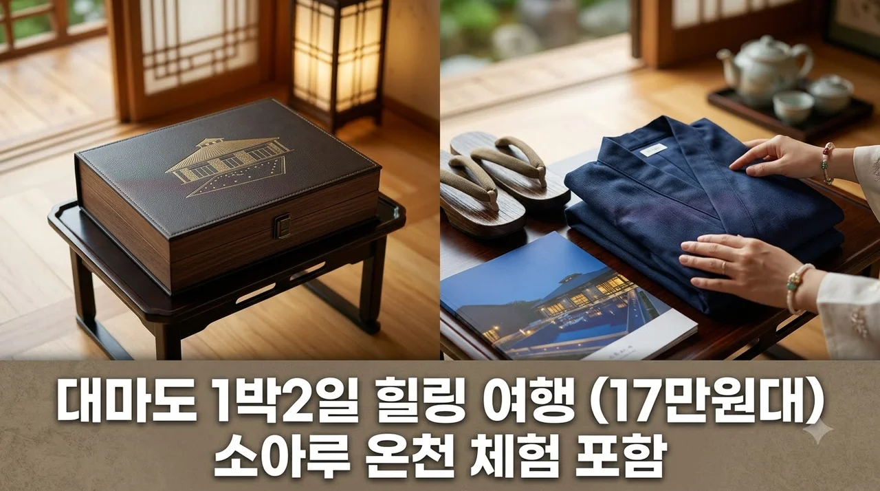 대마도 1박2일 17만원대 힐링 패키지 소아루 온천까지
