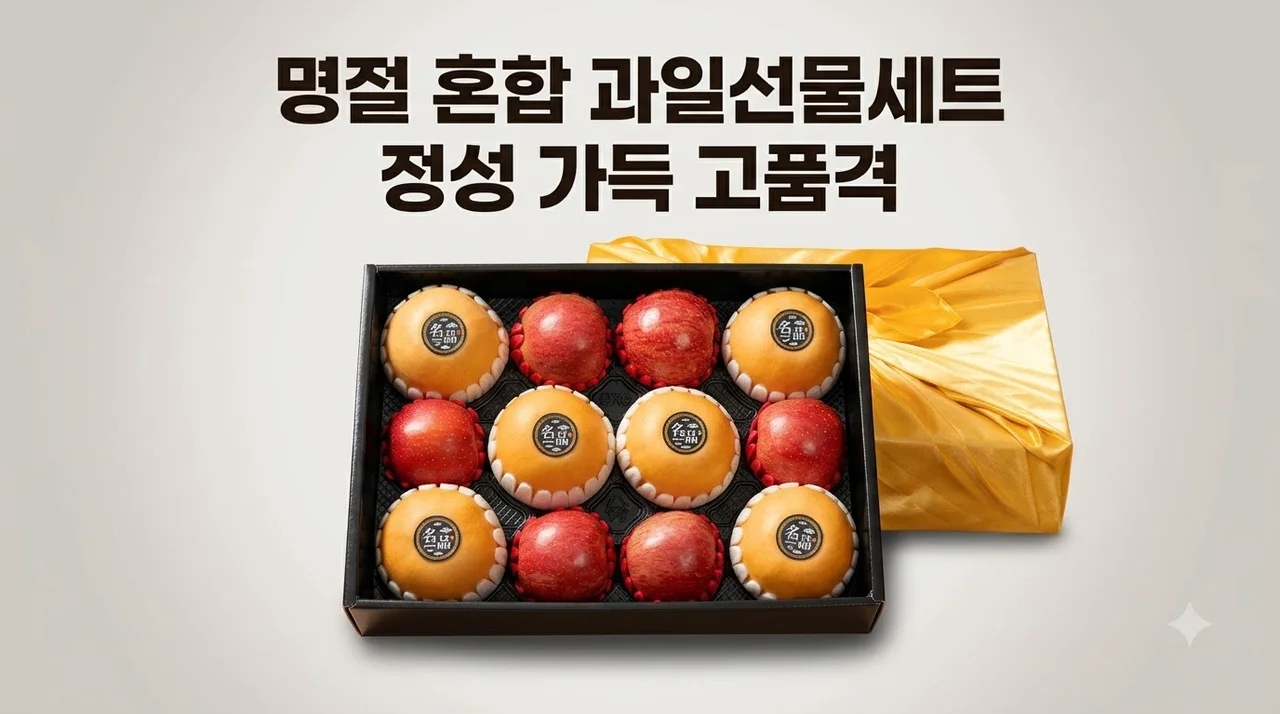명절 혼합 과일선물세트 사과 배 추석 설날 부담 없는 정성 가득 선물