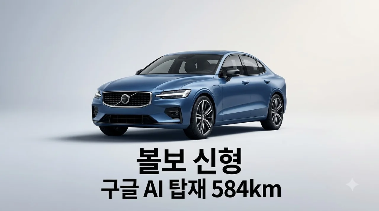 구글 AI 탑재 볼보 신형 출시! 584km 주행거리와 핵심 변화 총정리
