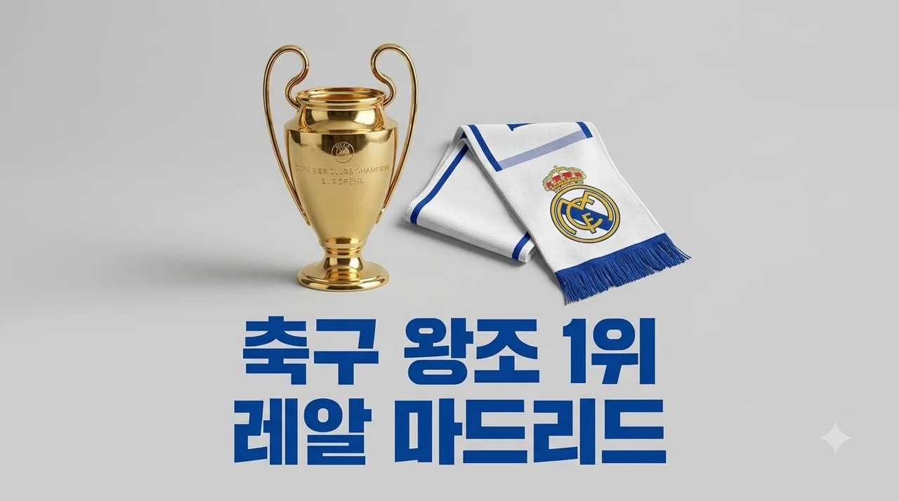 유럽 축구 왕조 순위 1위 레알 마드리드, 독보적인 역사와 성공 비결 정리