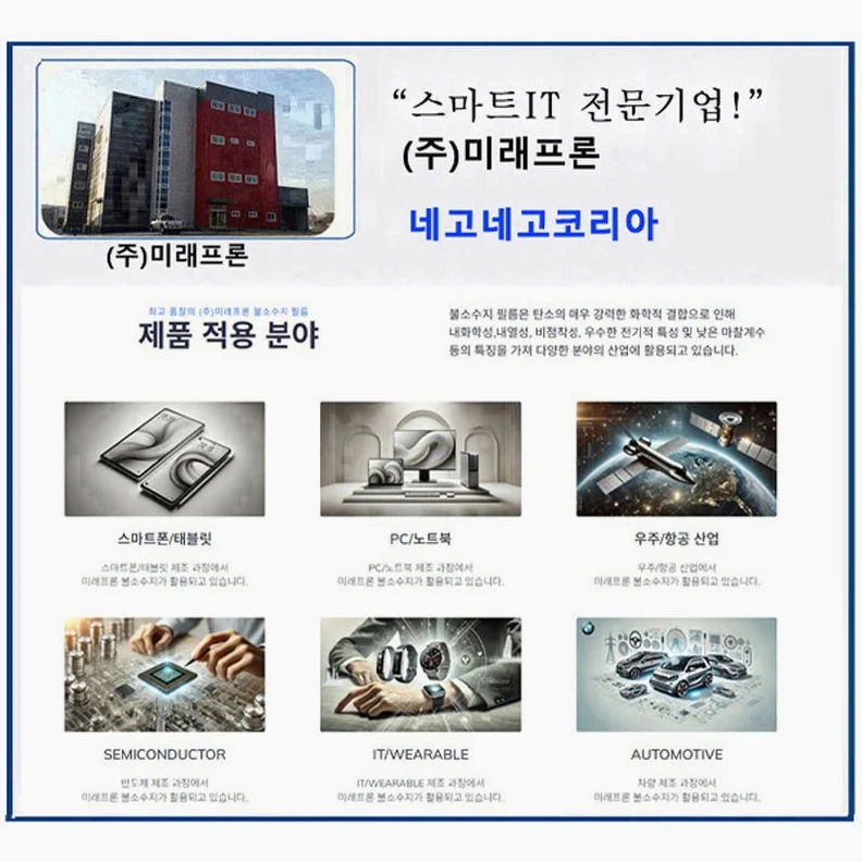 풀커버 지문인식 강화유리 액정보호필름 아이폰18 프로 맥스, 2매입 상세 이미지 4