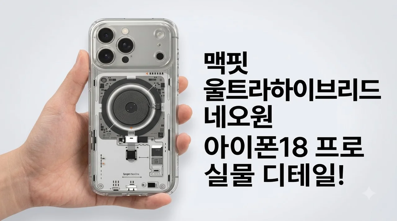 맥세이프 케이스 울트라하이브리드 맥핏 네오원 아이폰18 프로 실물 후기