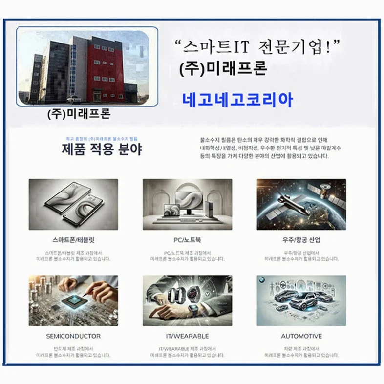 AR저반사고화질 풀커버 지문인식 강화유리 액정보호필름 아이폰18 프로 맥스, 2매입 상세 이미지 2