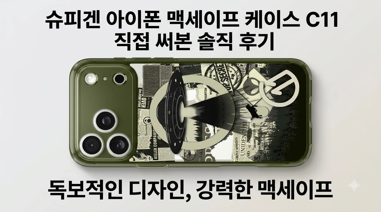 슈피겐 아이폰 맥세이프 케이스 C11 직접 써본 솔직 후기