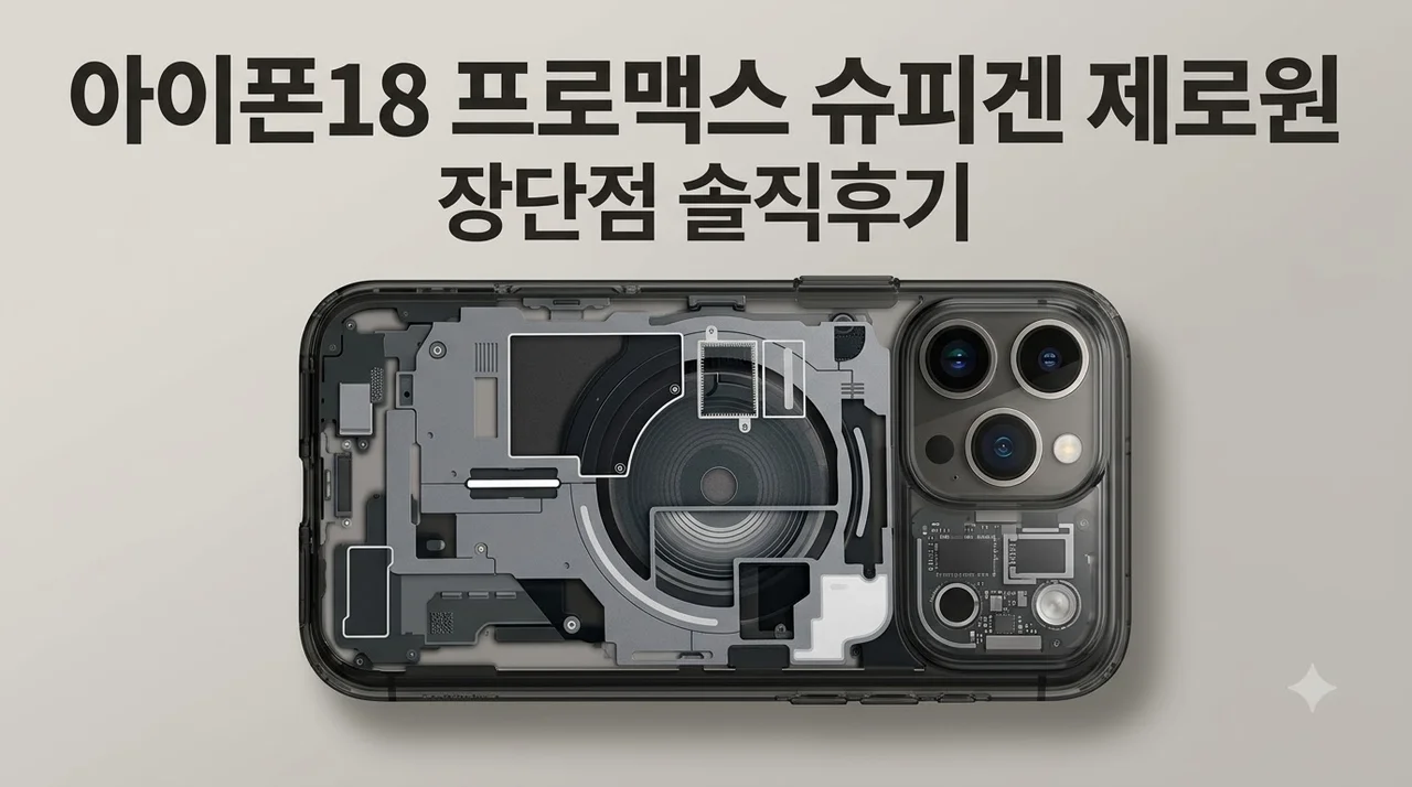 맥세이프 케이스 슈피겐 제로원 아이폰18 프로맥스 장단점 솔직후기
