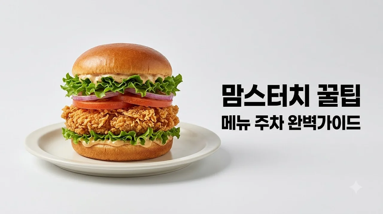 맘스터치 청사초롱점 세종 정부청사 맛집 메뉴 추천 및 주차 꿀팁