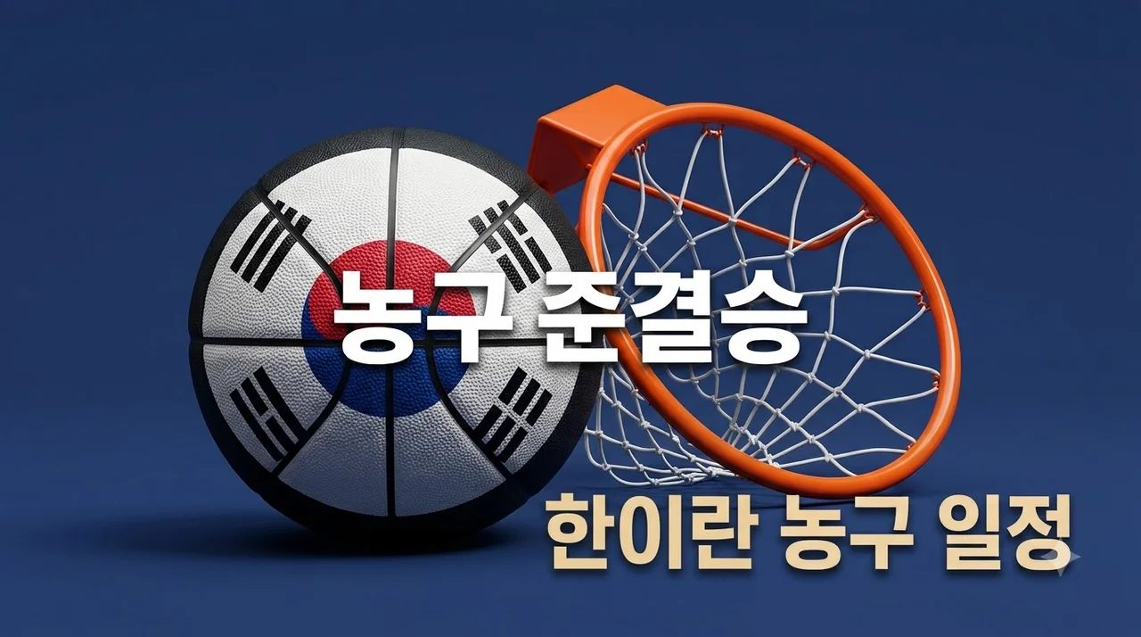 대한민국 vs 이란 농구 준결승 일정 중계 채널 및 관전 포인트 총정리