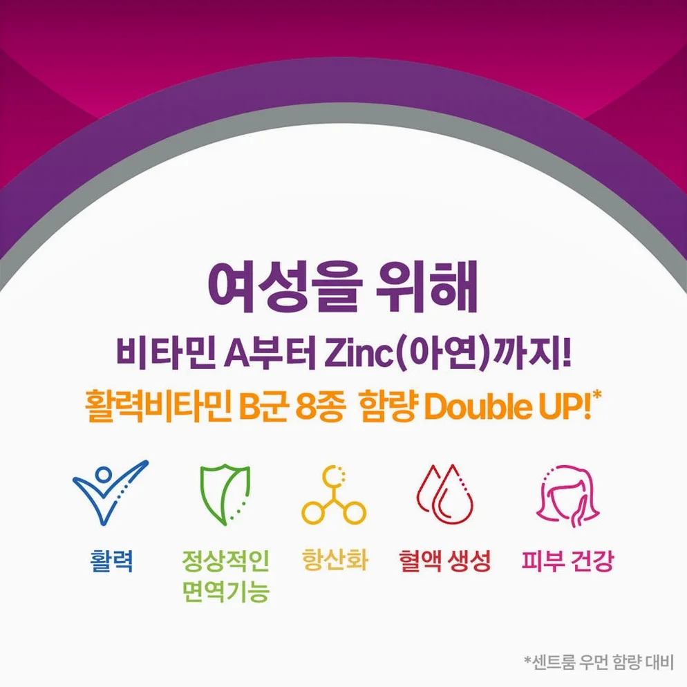 센트룸 우먼 더블업 50정, 3개 상세 이미지 3
