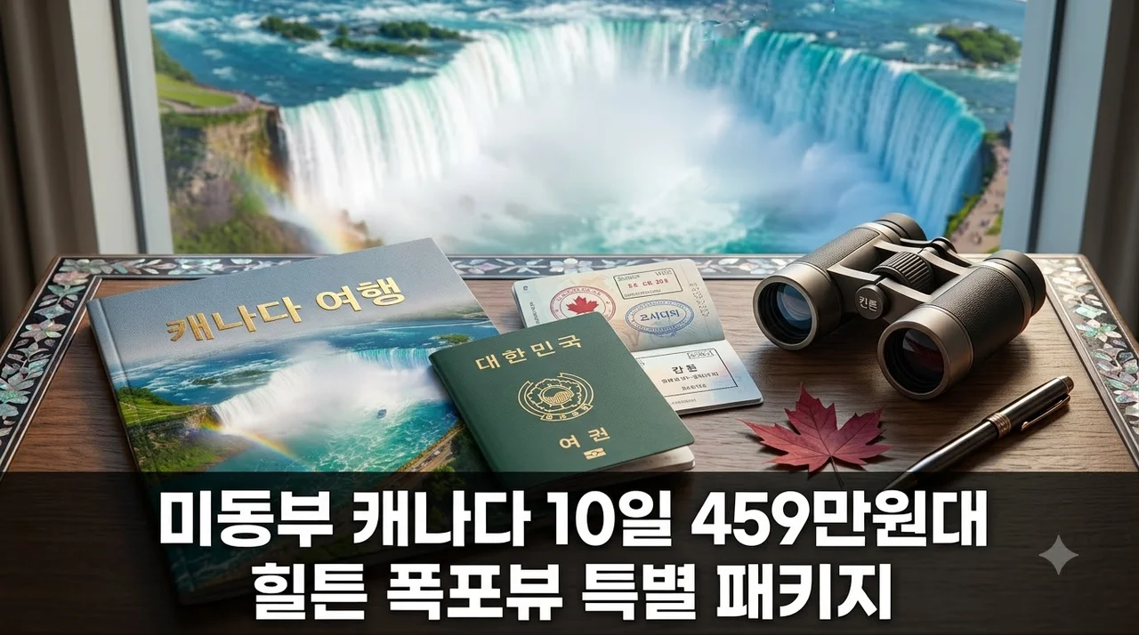 미동부 캐나다 10일 459만원대 힐튼 폭포뷰