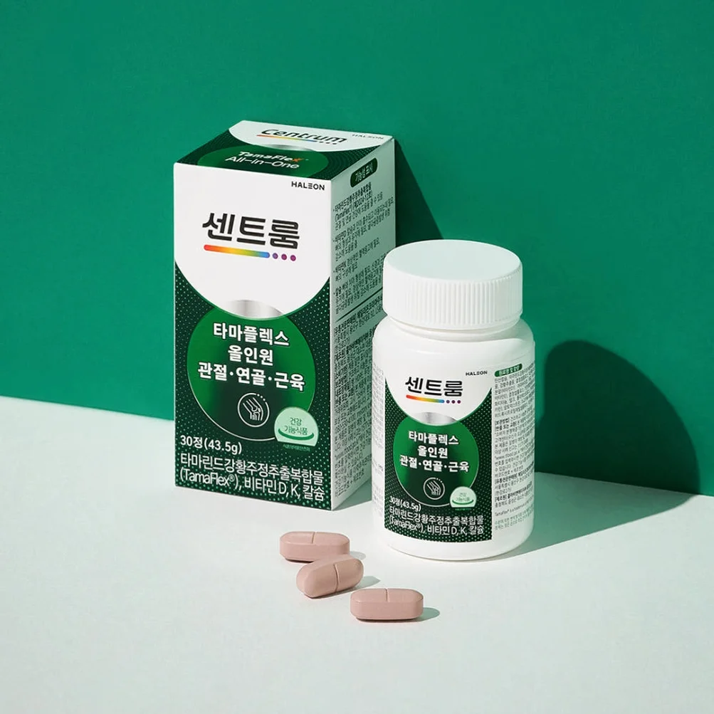 센트룸 타마플렉스 올인원 관절·연골·근육  타마린드강황주정추출복합물 30정, 2개 [원산지:국산] 상세 이미지 4