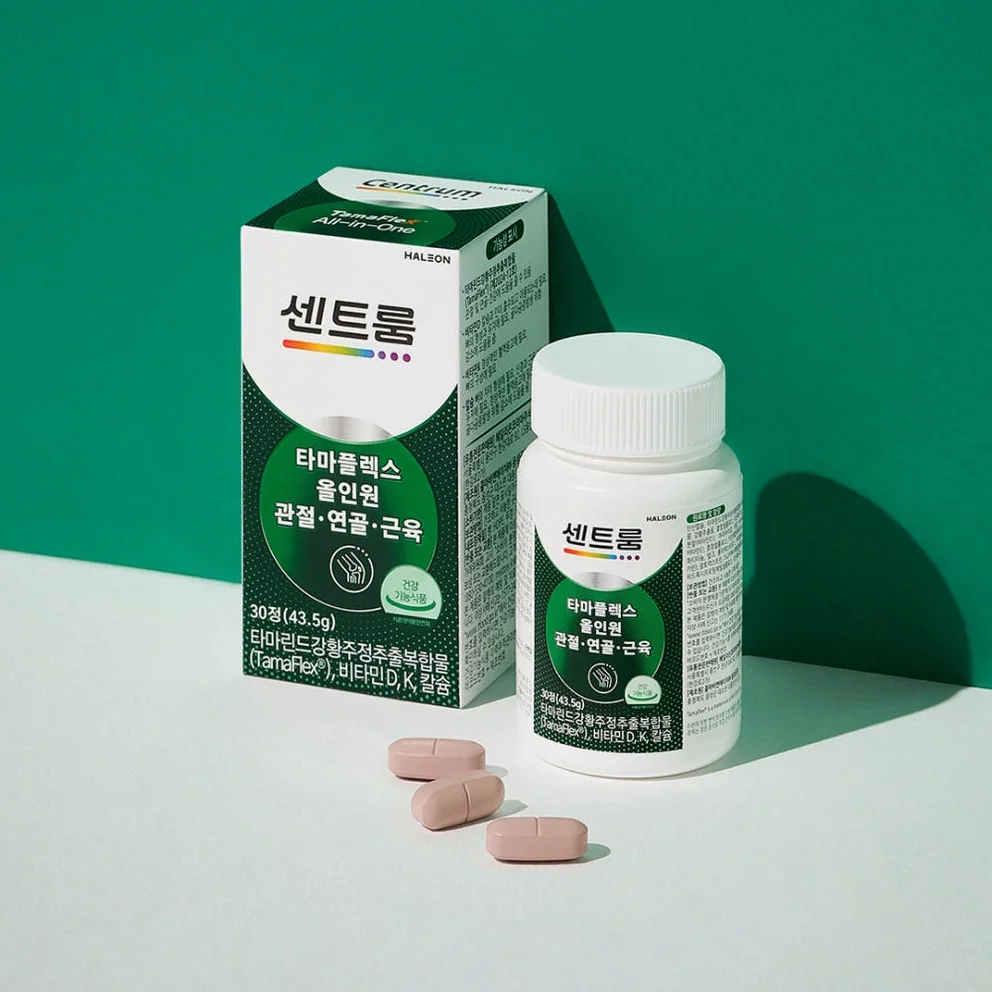 센트룸 타마플렉스 올인원 관절·연골·근육  타마린드강황주정추출복합물 30정, 3개 [원산지:국산] 상세 이미지 4
