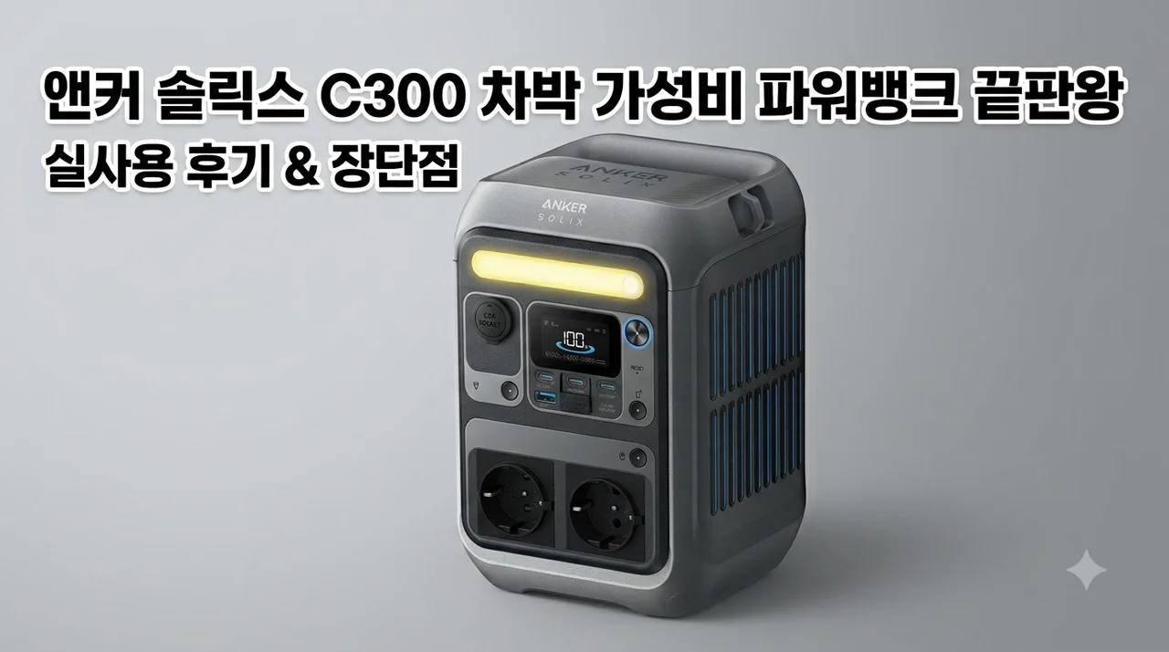 앤커 솔릭스 C300 A1722 차박 파워뱅크 가성비 끝판왕 후기