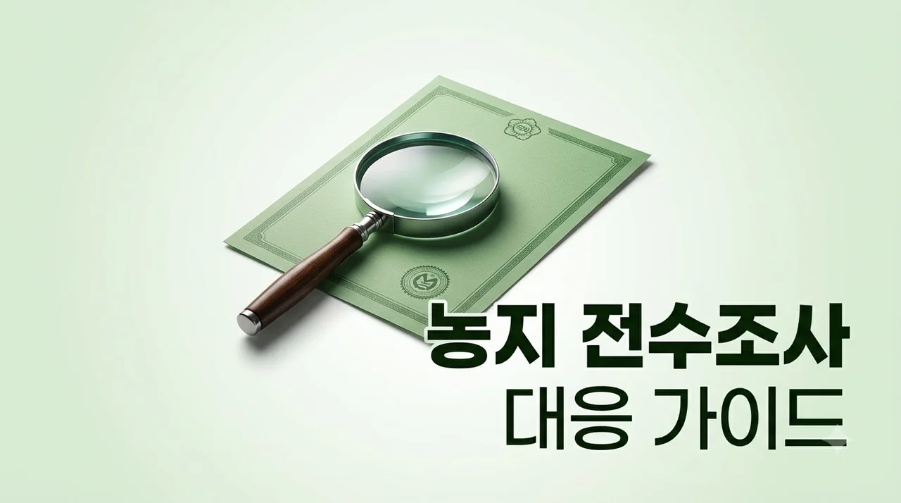 농지 전수조사 대상 조회와 처분 명령 소명서 작성 실전 가이드