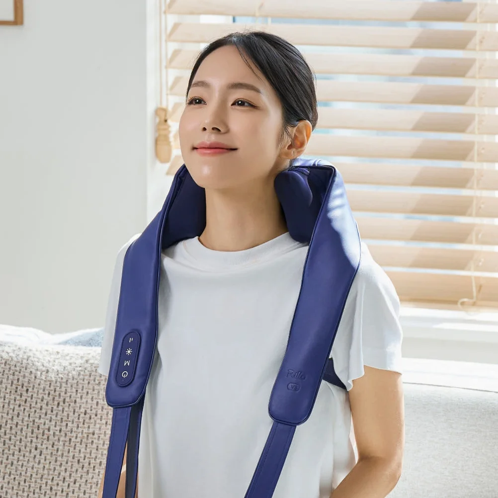 [풀리오본사] [선물SET] 목 어깨 두드림 마사지기 V3 + 파우치 + 쇼핑백M 상세 이미지 7
