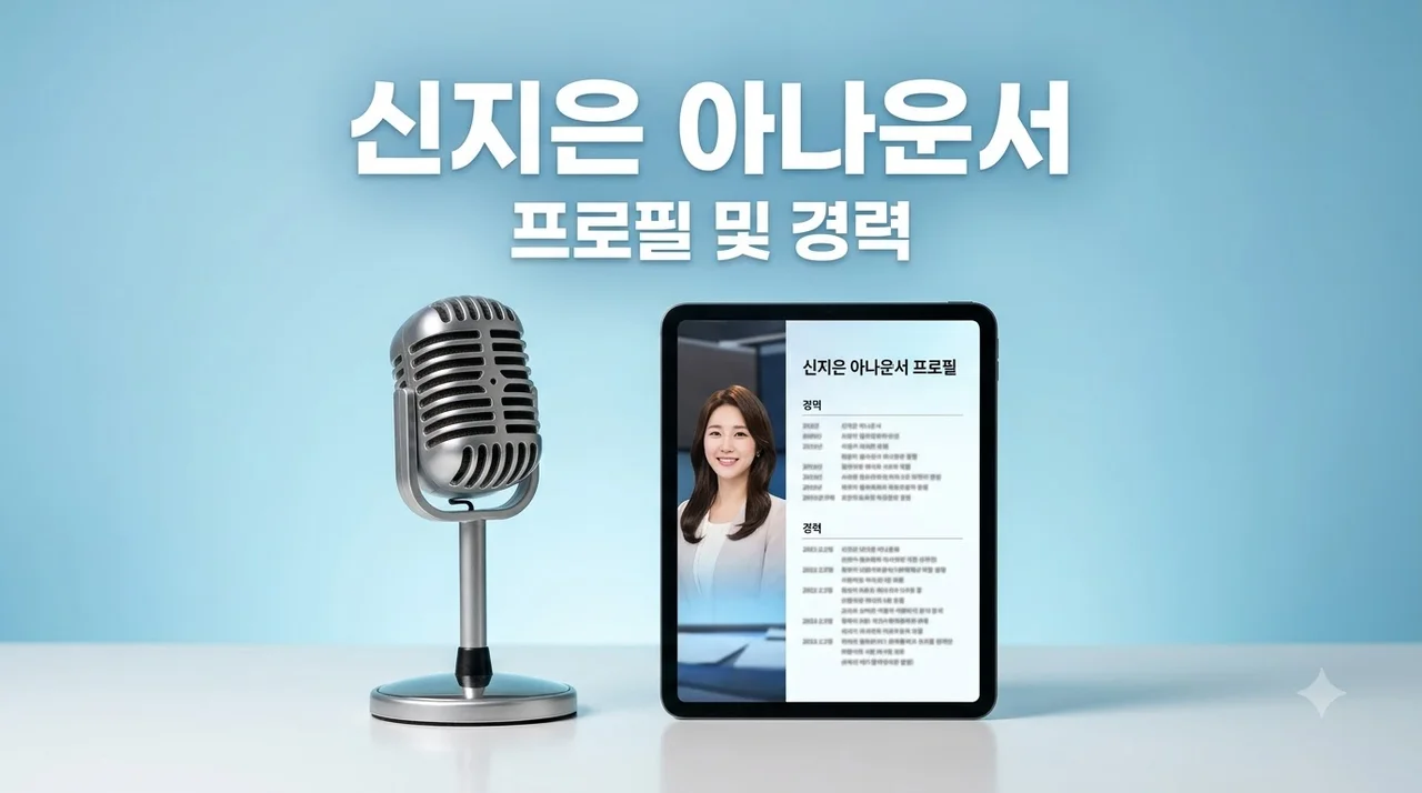 신지은 아나운서 프로필 경력 방송 활동 및 주요 정보 총정리