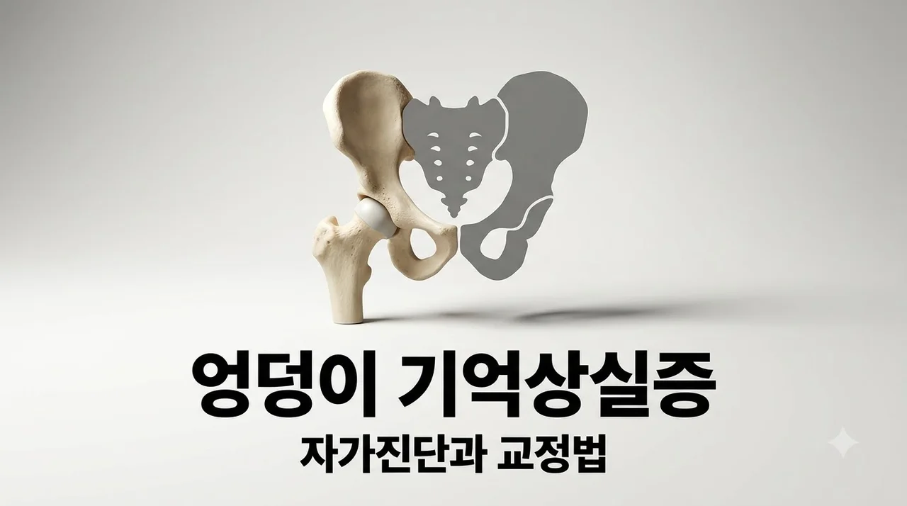 엉덩이 기억상실증 원인과 자가진단법 하루 5분 교정 운동