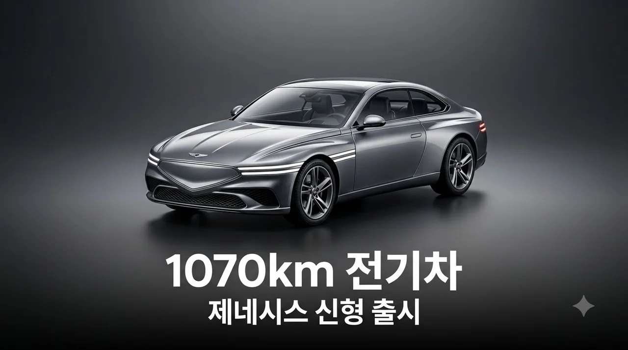 제네시스 전기차 주행거리 1,070km 출시 임박! EREV 기술과 가격 분석