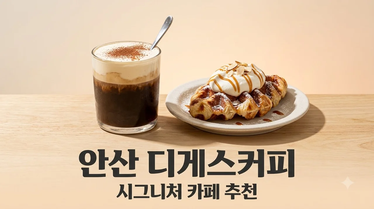 안산 디게스커피 메뉴 추천 및 주차 팁 감성 데이트 코스 완정정리