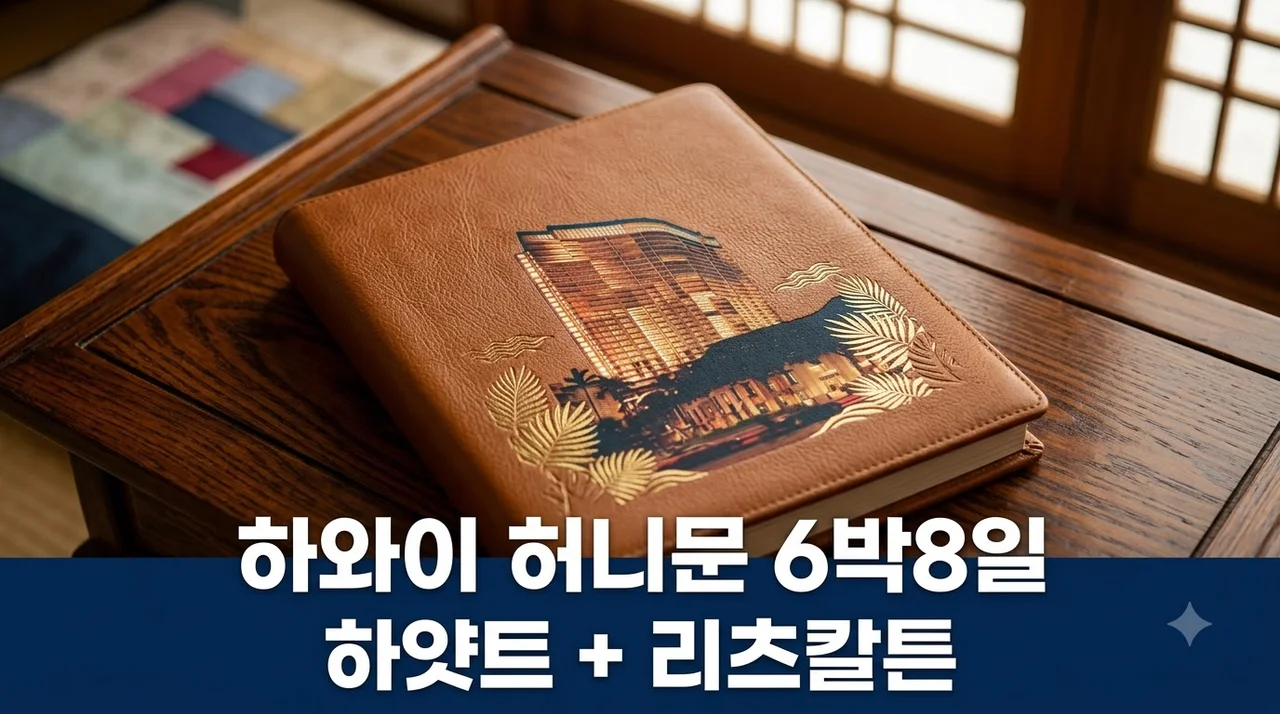 하와이 허니문 6박8일 하얏트+리츠칼튼 럭셔리 여행