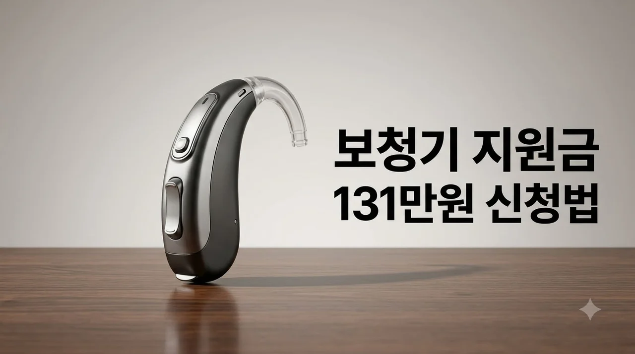 보청기 가격 및 정부지원금 131만원 신청 자격 총정리