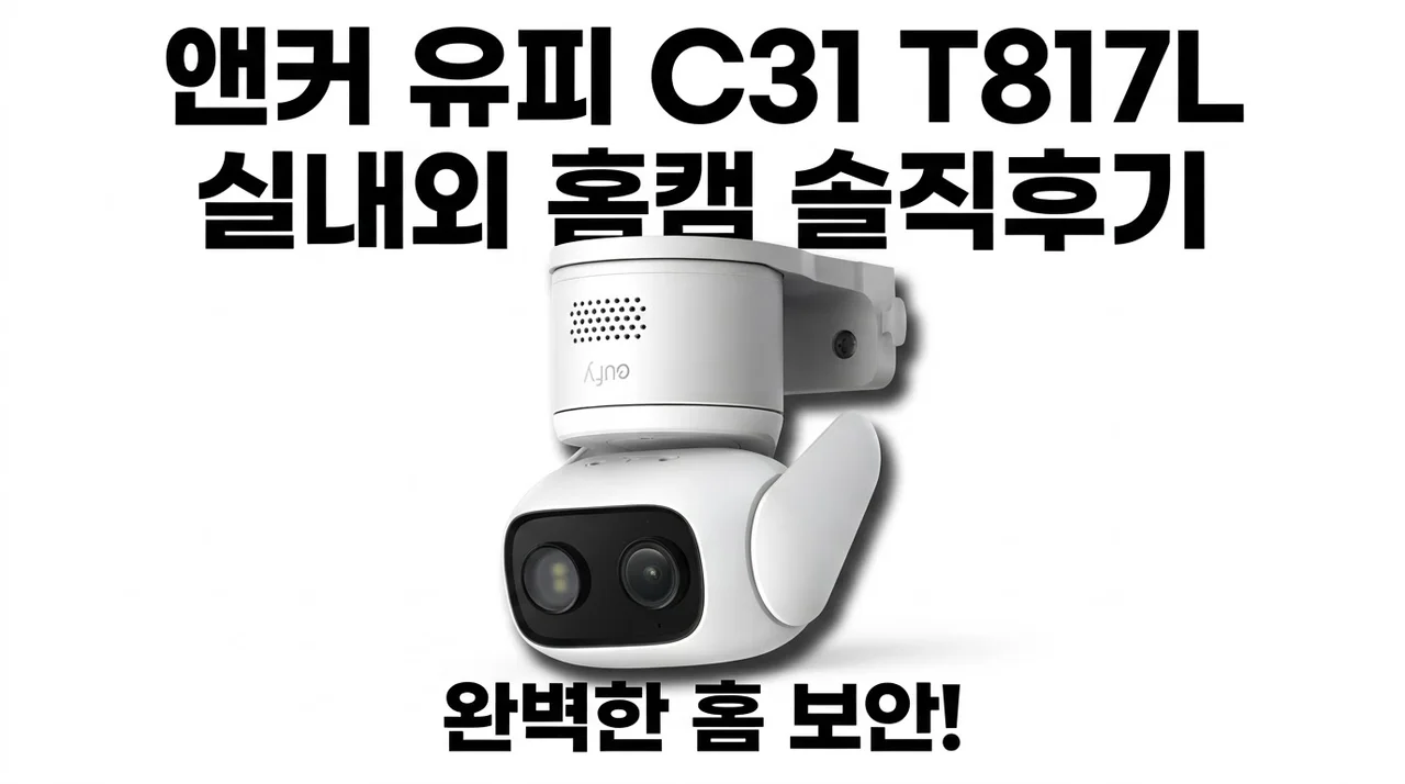 앤커 유피 C31 T817L 실내외 홈캠 솔직후기
