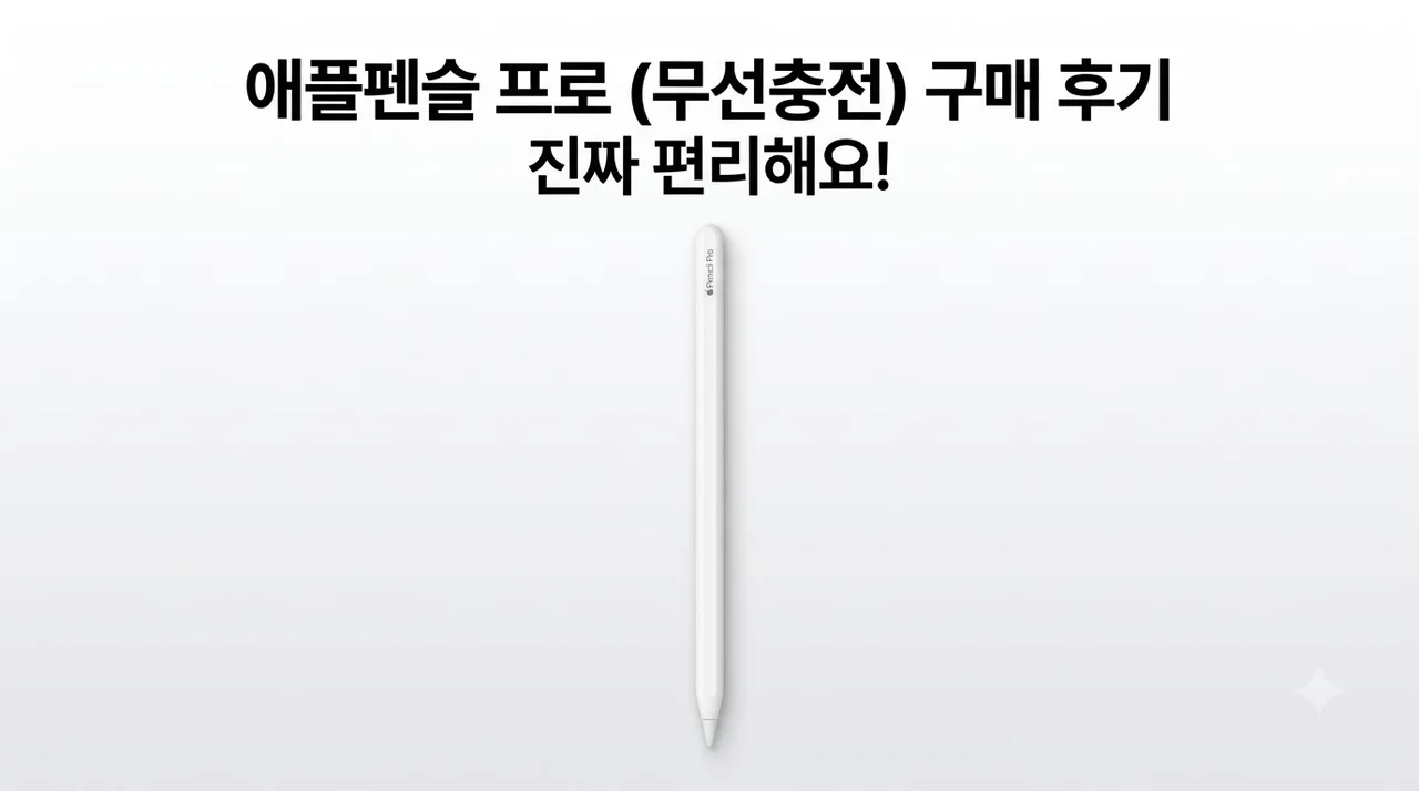 Apple Pencil 애플펜슬 프로 (무선충전) 구매 후기