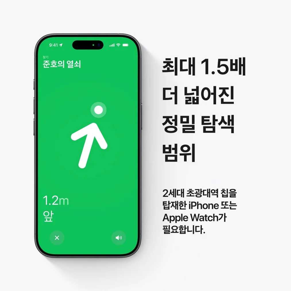 애플 에어태그 2세대 1개 팩 MFE94KH/A 상세 이미지 3